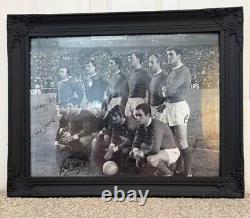 Manchester United Man Utd 1968 Squad Signed European Cup 12x16Photo AFTAL RD COA