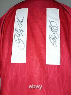 Manchester United Man Utd Number 11 Retro 90 92 Shirt Signed Ryan Giggs