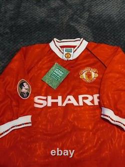 Manchester United Man Utd Number 11 Retro 90 92 Shirt Signed Ryan Giggs