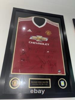 Manchester United Match Worn Full Squad Signed Shirt