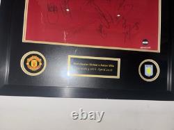 Manchester United Match Worn Full Squad Signed Shirt