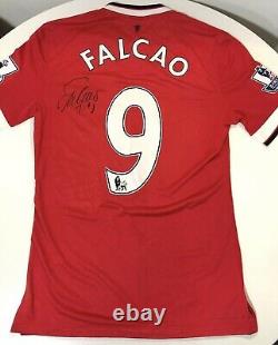 Manchester United Match Worn & Signed 2014-15 Home Shirt By Falcao #9 With COA