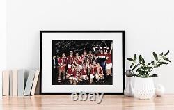 Manchester United Multi Signed 1983 FA Cup Final Photo Man United Autograph