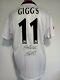 Manchester United Number 11 Treble Retro Shirt Signed Ryan Giggs Guarantee