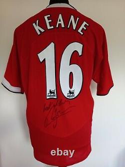 Manchester United Number 16 2004 Shirt Signed Roy Keane With Guarantee
