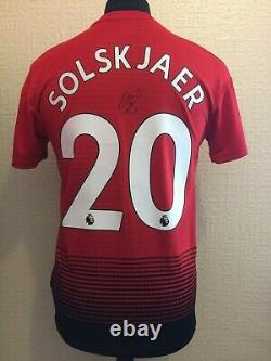 Manchester United Number 20 Shirt Signed By Ole Gunnar Solskjaer With Guarantee