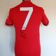 Manchester United Number 7 1985 Retro Home Shirt Signed Bryan Robson