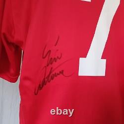 Manchester United Number 7 92 94 Retro Shirt Signed Eric Cantona