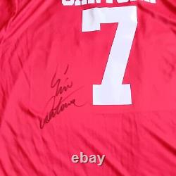 Manchester United Number 7 92 94 Retro Shirt Signed Eric Cantona