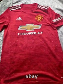 Manchester United Number 8 Home Man Utd Shirt Signed Juan Mata