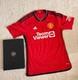 Manchester United Original Signed Football Shirt #24 S, Presentation Box