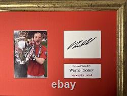 Manchester United. Photo Montage Signed By. Wayne Rooney