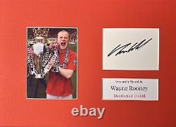 Manchester United. Photo Montage Signed By. Wayne Rooney