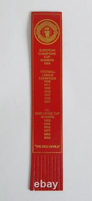 Manchester United Pictorial History And Club Record Book Ltd Ed 323 Signed