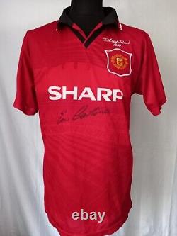 Manchester United Retro 1996 FA Cup Final Shirt Signed Eric Cantona