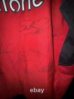 Manchester United Ronaldo Signed 2003 Shirt Nike Squad CR7 Sir Alex Ferguson