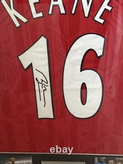 Manchester United Roy Keane Framed Shirt With Signature No COA