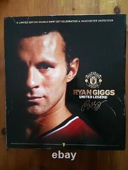 Manchester United Ryan Giggs Hero Commemorative Double Shirt Boxset Ltd Edition