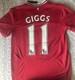Manchester United Ryan Giggs No11 Signed Shirt