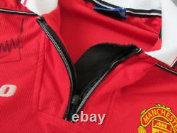 Manchester United Sharp Multi Hand Signed by 11 Players Football Shirt XL