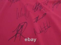 Manchester United Sharp Multi Hand Signed by 11 Players Football Shirt XL