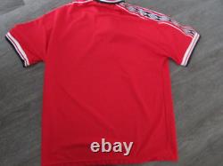 Manchester United Sharp Multi Hand Signed by 11 Players Football Shirt XL