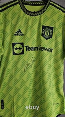 Manchester United Shirt Hand Signed By Bruno Fernandes