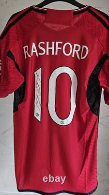 Manchester United Shirt Hand Signed By Marcus Rashford