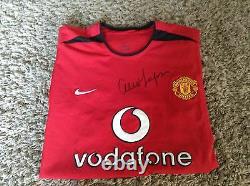 Manchester United Shirt SIGNED by SIR ALEX FERGUSON Man Utd