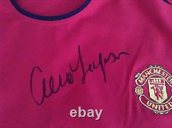 Manchester United Shirt SIGNED by SIR ALEX FERGUSON Man Utd