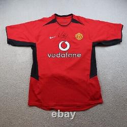 Manchester United Shirt Small Red Home Kit 2002 2003 Nike Jersey Signed Rooney