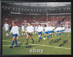 Manchester United Signed 1968 European Cup Bobby Charlton + 7 Photo Proof COA