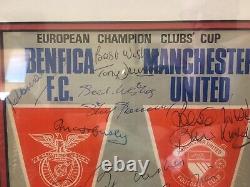 Manchester United Signed 1968 European Cup Final Programme