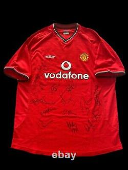 Manchester United Signed 2001/2002 Home Shirt