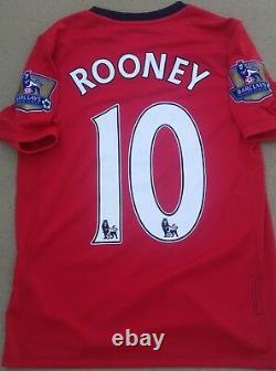 Manchester United Signed Autograph Shirt Nike Jersey Rooney+giggs+scholes+fergie