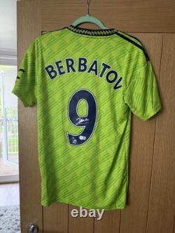 Manchester United Signed Berbatov 9 Football Shirt Beckett Auth BG57765