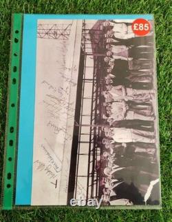 Manchester United Signed C1960 Players x 12 In A4 Sleeve. See Images COA