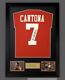 Manchester United Signed Eric Cantona Shirt 5 Only LeftSUPERB ITEM @ Only £225