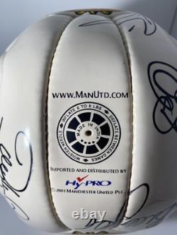 Manchester United Signed Football Giggs, Keane, Scholes, Veron, Solskjaer etc
