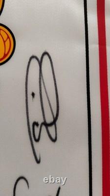 Manchester United Signed Football Pennant. United Hologram Authenticity No 38546
