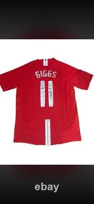 Manchester United Signed Football Shirt Ryan Giggs 11 Red