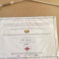 Manchester United Signed Framed Football Photo Print COA Hologram