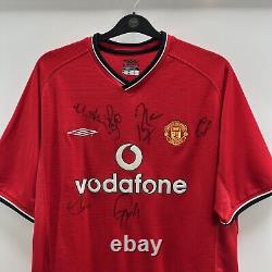 Manchester United Signed Home Football Shirt 2000/02 Adults XL Umbro B244