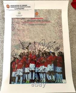 Manchester United Signed Lithograph Ronaldo