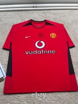Manchester United Signed Ole Gunnar Solskjær shirt