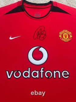Manchester United Signed Ole Gunnar Solskjær shirt