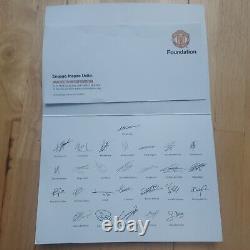 Manchester United Signed Player Ball 23/24 COA