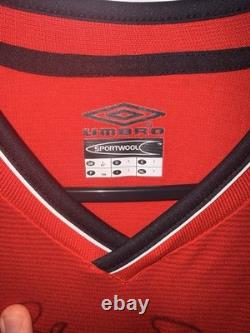Manchester United Signed Shirt 2000-02 Beckham Giggs Ferguson Neville Umbro L