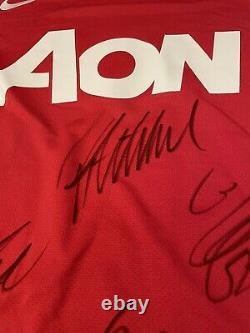 Manchester United Signed Shirt 2010/11 Champions, Official Club Certification