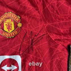 Manchester United Signed Shirt 23/24 Signed by squad with club COA